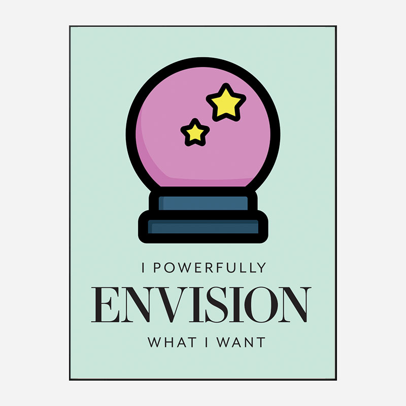 Envision Motivational Art Print