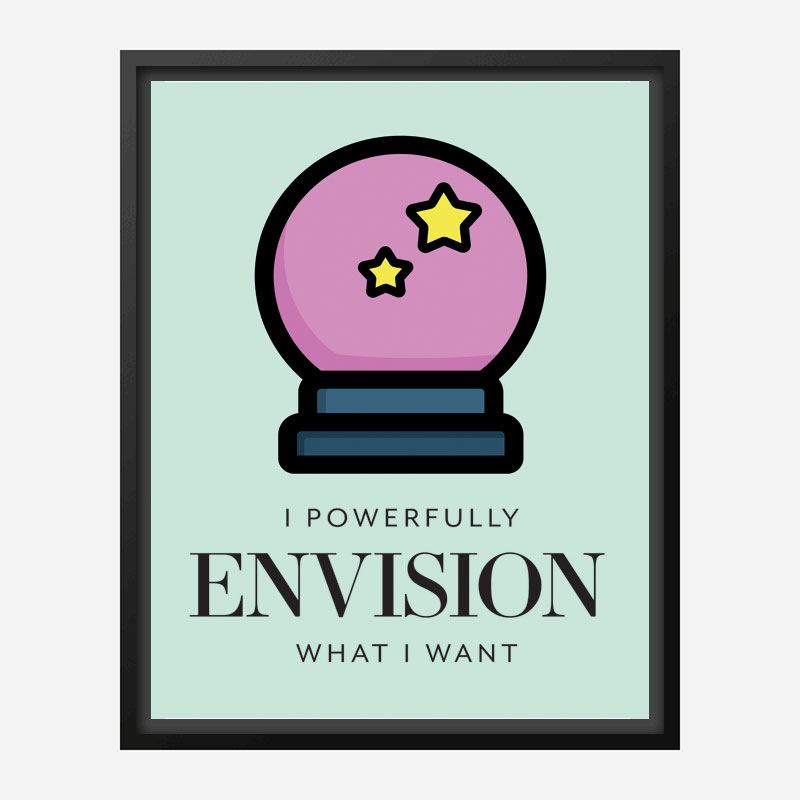 Envision Motivational Art Print