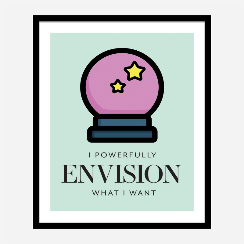 Envision Motivational Art Print