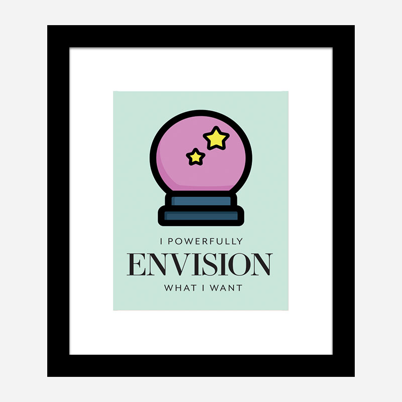 Envision Motivational Art Print