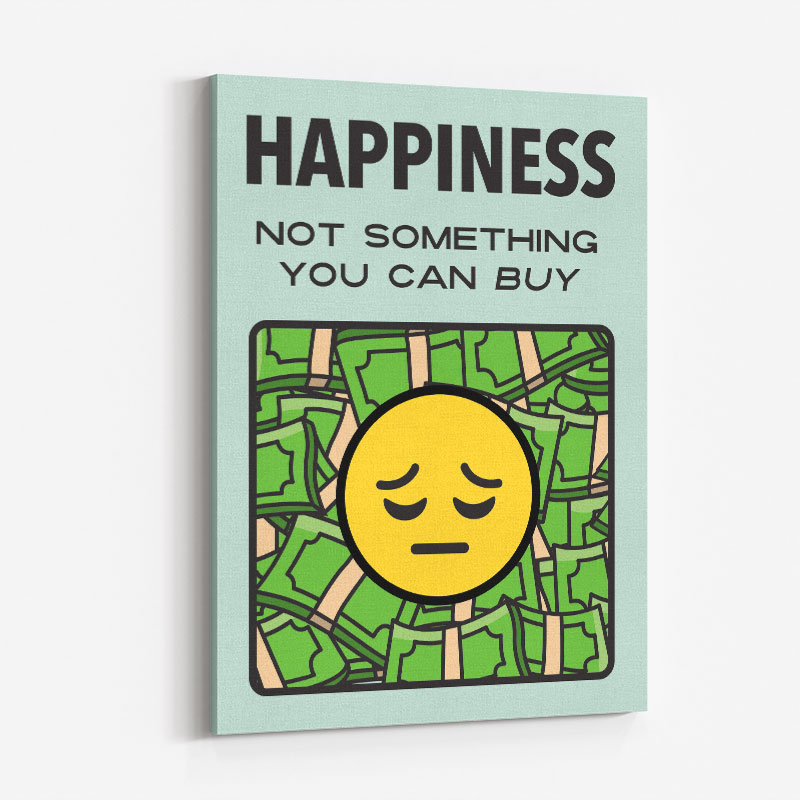 Happiness Motivational Art Print