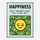 Happiness Motivational Art Print