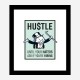 Hustle Haters Motivational Art Print