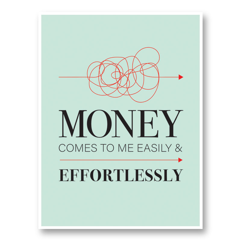Money Motivational Art Print