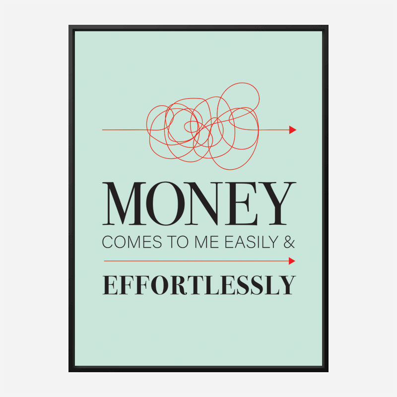 Money Motivational Art Print