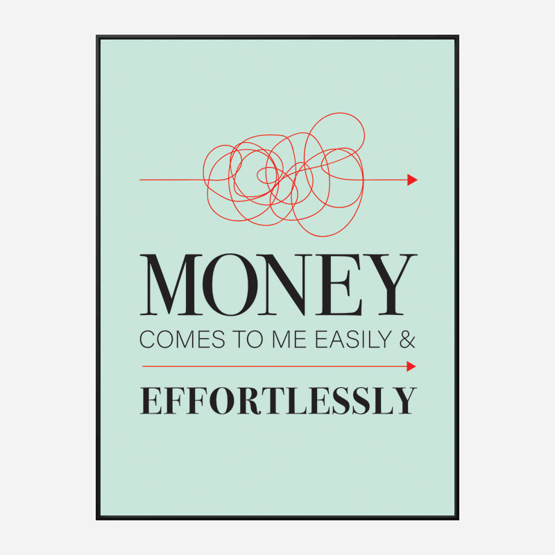 Money Motivational Art Print