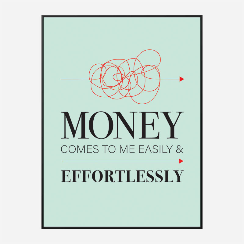 Money Motivational Art Print