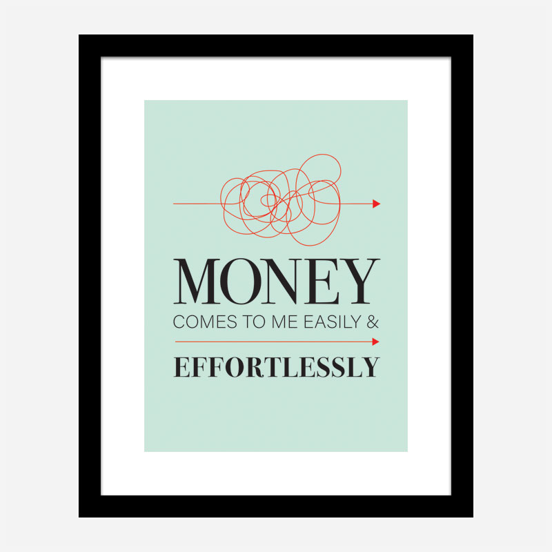 Money Motivational Art Print