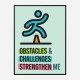 Obstacles Motivational Art Print Obstacles Motivational Art Print