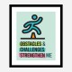 Obstacles Motivational Art Print Obstacles Motivational Art Print