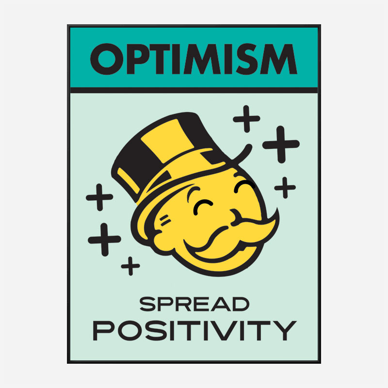 Optimism Motivational Art Print