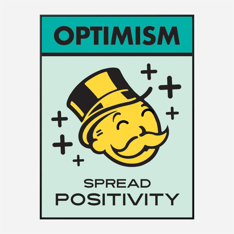 Optimism Motivational Art Print