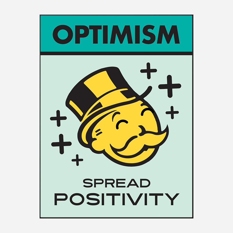 Optimism Motivational Art Print