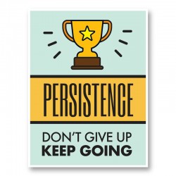 Persistence Motivational Art Print