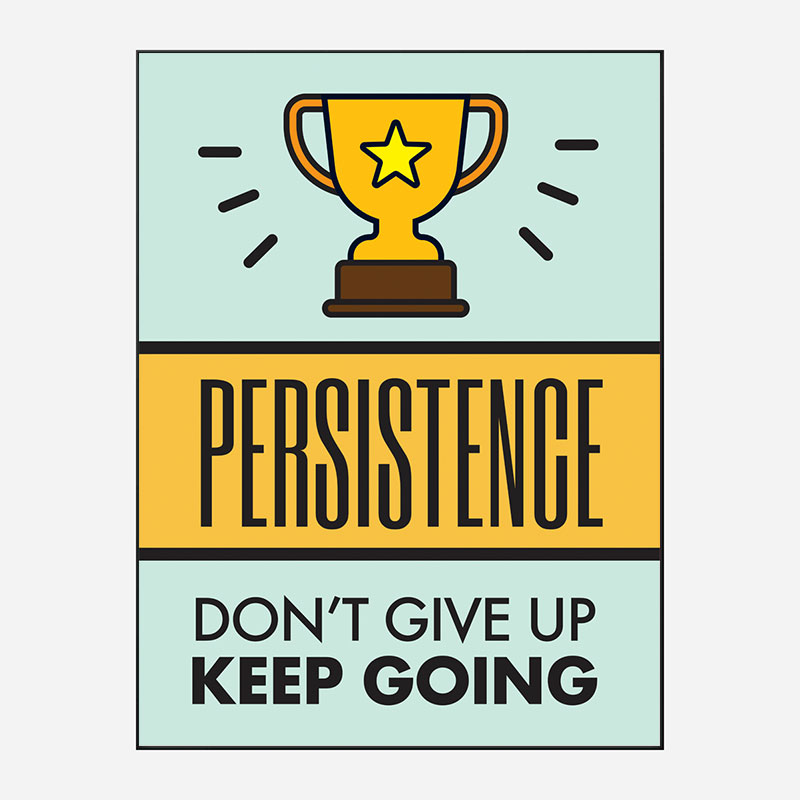 Persistence Motivational Art Print