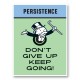 Persistence Card Motivational Art Print