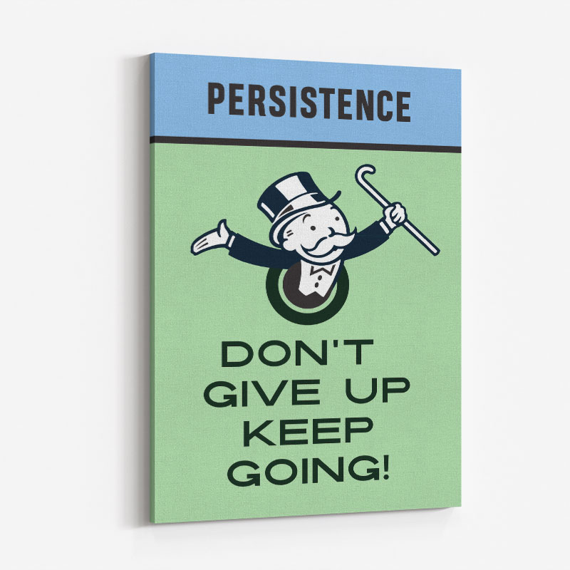 Persistence Card Motivational Art Print