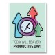 Productive Motivational Art Print Productive Motivational Art Print