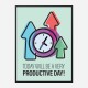Productive Motivational Art Print Productive Motivational Art Print