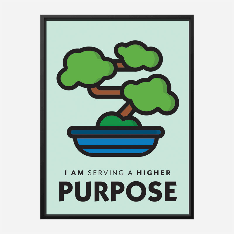 Purpose Motivational Art Print