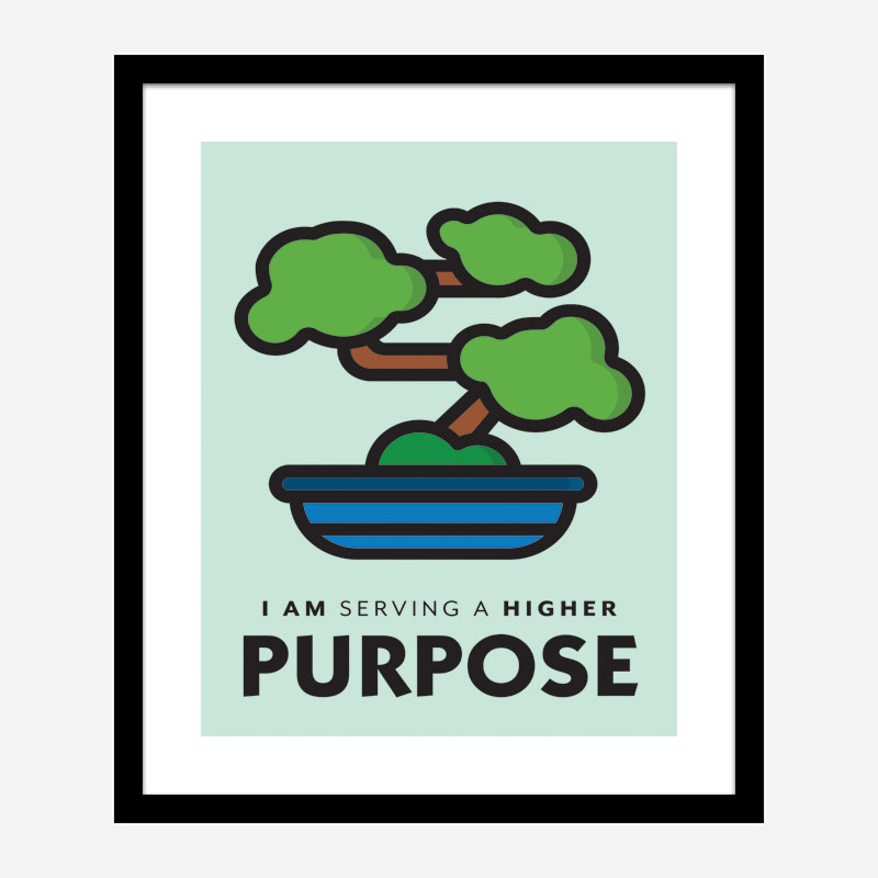 Purpose Motivational Art Print