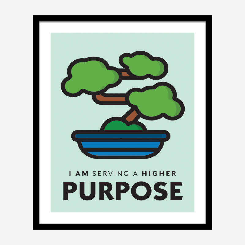 Purpose Motivational Art Print