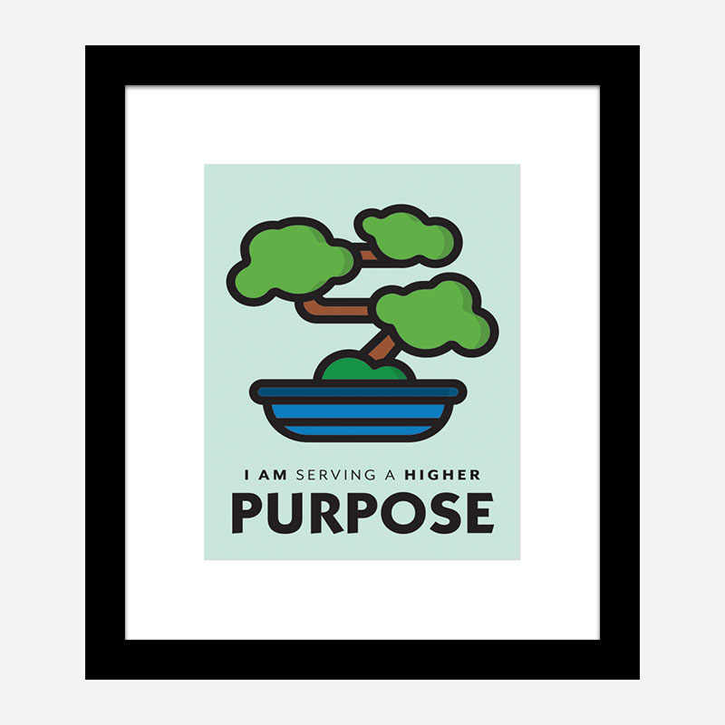 Purpose Motivational Art Print