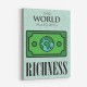 Richness Motivational Art Print