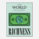 Richness Motivational Art Print