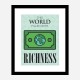 Richness Motivational Art Print