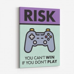 Risk Motivational Art Print