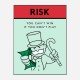 Risk Card Motivational Art Print