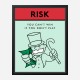 Risk Card Motivational Art Print