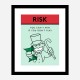 Risk Card Motivational Art Print