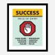 Success Price of Entry Motivational Art Print