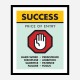 Success Price of Entry Motivational Art Print