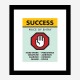 Success Price of Entry Motivational Art Print