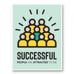 Successful Motivational Art Print