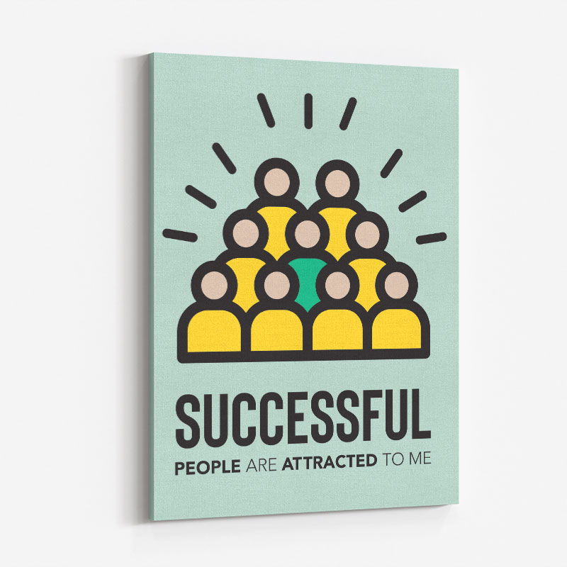 Successful Motivational Art Print