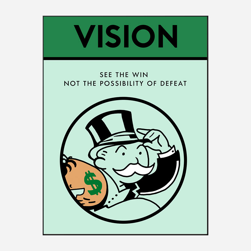 Vision Motivational Art Print