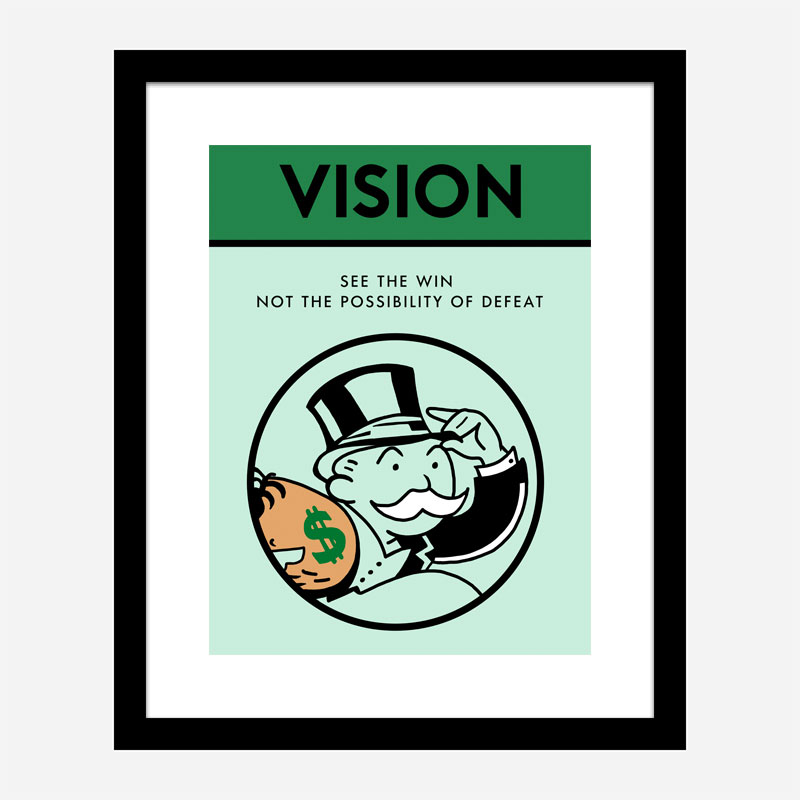 Vision Motivational Art Print