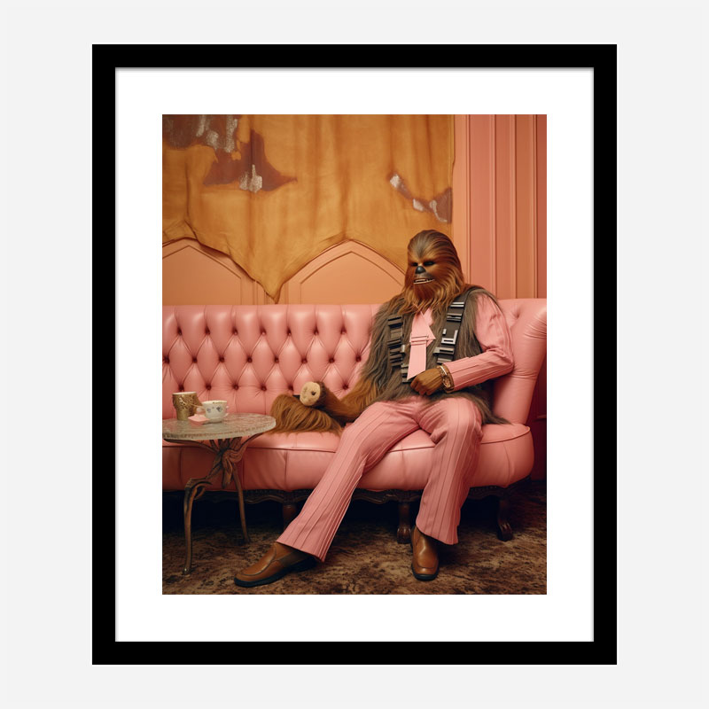 Chewbacca Chilling Vouge Style Art Print