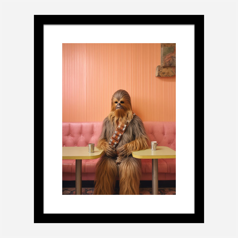 Coffee With Chewbacca Vouge Style Art Print