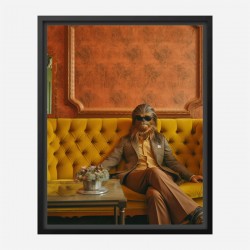 Chilling Chewbacca Vouge Style Art Print