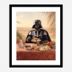 Darth Vader Lunch At The Beach Art Print