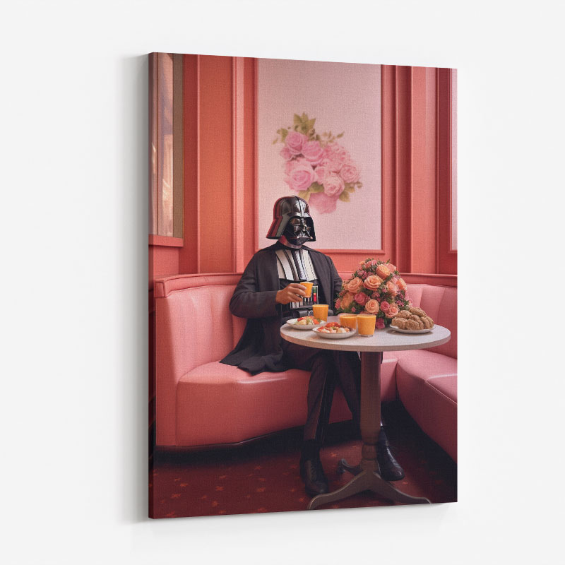 Darth Vader Lunch Vouge Style Art Print