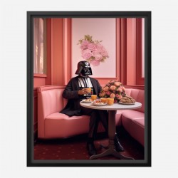 Darth Vader Lunch Vouge Style Art Print