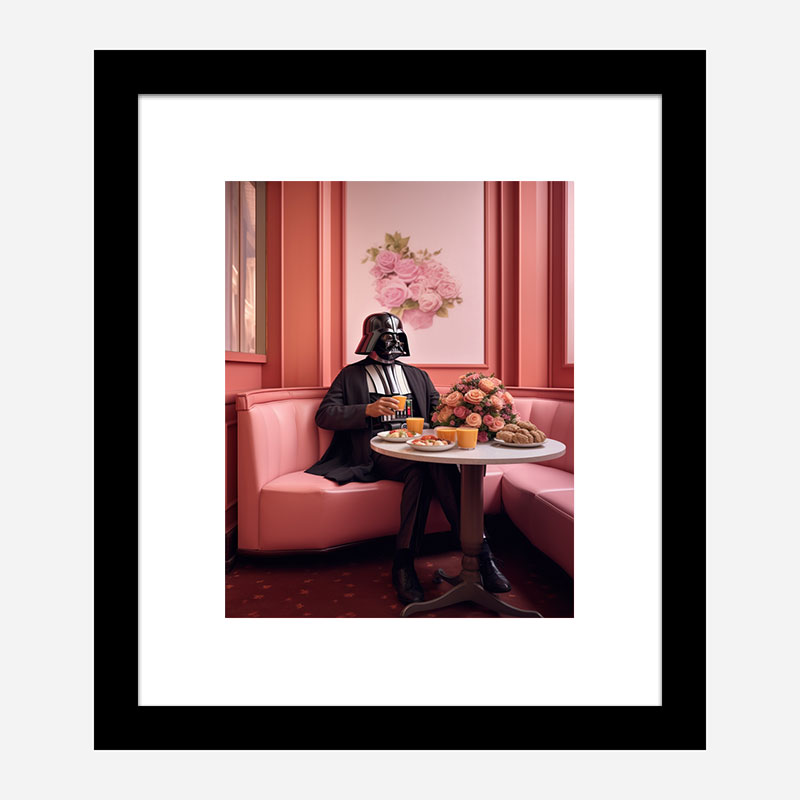 Darth Vader Lunch Vouge Style Art Print
