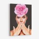 Pink Flower Head Art Print