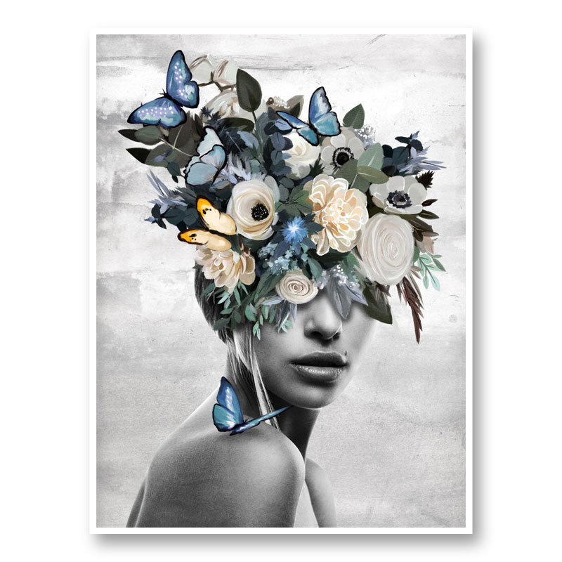 Blue Butterfly Art Print